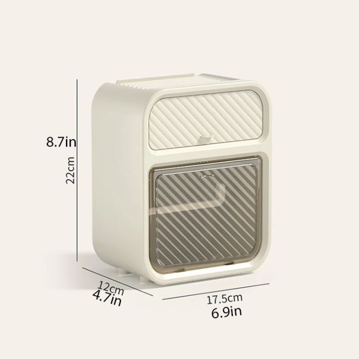 Multifunctional%20Double%20Layer%20Toilet%20Paper%20Storage%20Box%20Wall%20Mounted%20Punch-Free%20Waterproof%20Bathroom%20Tissue%20Holder%20with%20Drawer%20-%20Image%205