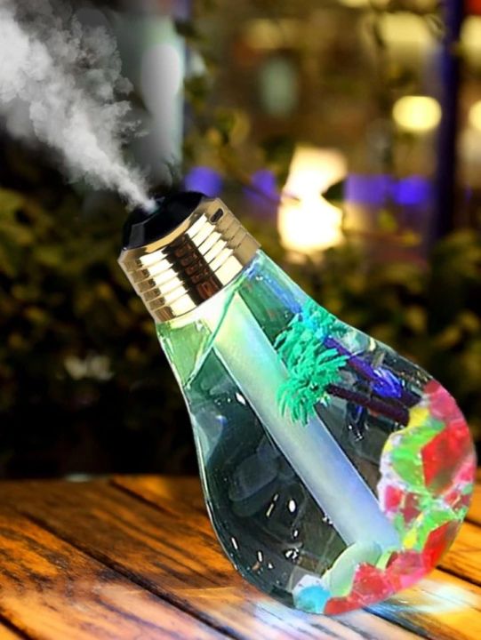 Humidifier Color changing Light Bulb Style for Table and Car Usb Humidifier Aromatherapy