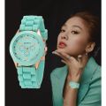 Women Watches 2025 New Fashion Luxury Brand Women's Watch Silicone Strap Quartz Wrist Watch For Female Relogio Feminino Zegarki.
