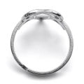 Heartagram Symbol of HIM Music Band Ring for Women Men Stainless Steel Hollow Heavy Metal Finger Rings Jewelry RRRXXXS03.