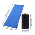 Camping Sleeping Bags Liner Portable Ultralight Fleece Sleeping Bag Warm Liner Camp Tent Bed Mat For Backpacking Camp Supplies. 