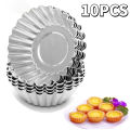 10PCS/set Reusable Cupcake Egg Tart Mold Cookie Pudding Mould Multifunctional Nonstick Cake Baking Cups Baking Mold Pastry Tools.