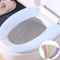 Soft Bathroom Padded Toilet Seat Cushion - Stretchable, Washable, Easy To Fit For All Sizes, Durable Polyester Material.