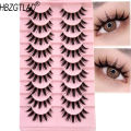 HBZGTLADFalse Eyelashes Cosplay Spiky Lashes Mink Dramatic Manga Anime Lashes Thick Fake Eyelashes Extensions Doll Strip Lashes. 