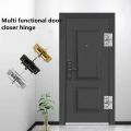 Multifunctional Door Closer Automatic Closing Hinge Buffer Invisible Door Spring Hinge 90 Degree Right Angle Positioning Hinge.