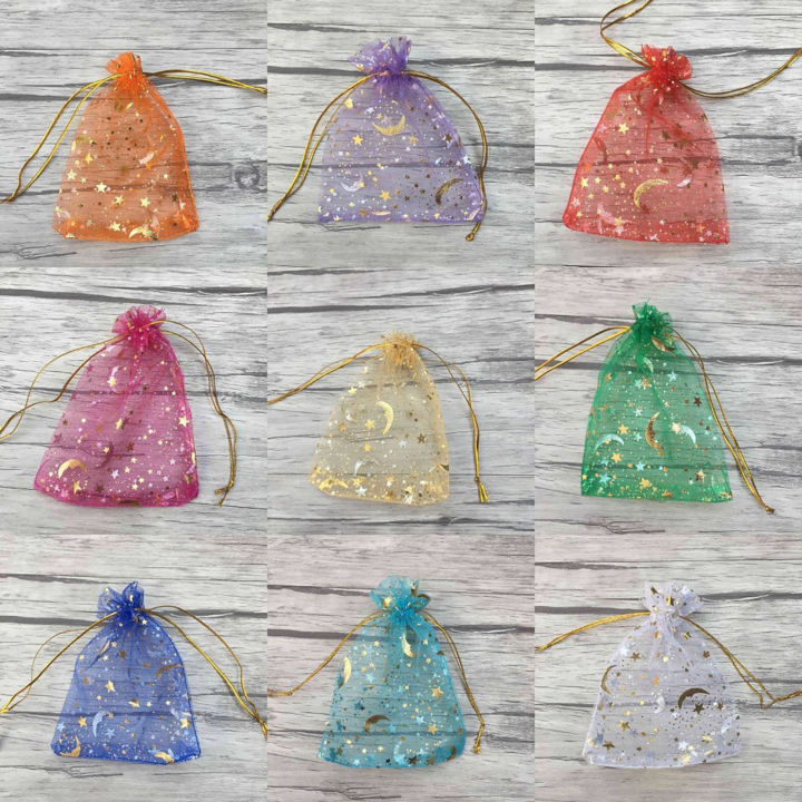 100PCS%20Moon%20Stars%20Drawstring%20Organza%20Bags%20Jewelry%20%20Bags%20Pouches%20Gold%20Star%20Organza%20Favor%20Pouches%20for%20Christmas%20Wedding%20-%20Image%203