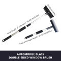 SEAMETAL Car Window Cleaning Brush Mirror Glass Squeegee Wiper 2 in 1 Retractable Long Handle Car Windshield Window Washing Tool. 