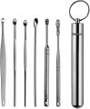 Keychain Reusable Toothpicks Tooth Floss Tools for Tooth Oral Cleaning Dental Flossing.