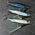 GOBAIT Metal Jig Lure 10g 20 30g 40g Spinner Spoon 3D Eye Color Spinning Fishing Tackle Popper Gear Hook Swimbait Pesca Bait.
