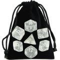 DND Dice Polyhedral Dice RPG High Quality Transparent Dice Game Set Various Wonderful Colours For DND RPG Board Game Party Games.