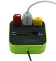 3-Ports USB 2.0 Hub & All in 1 Card Reader Combo. 