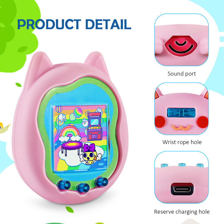 Silicone%20Case%20Screen%20Protector%20for%20Virtual%20Interactive%20Pet%20Game%20Machine%20Protective%20Sleeve%20Shell%20Suitable%20for%20Tamagotchi%20Uni%20-%20Image%204