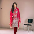 Salitex 3 Piece FESTIVE FORMAL EMBROIDERED Suit for Women. 