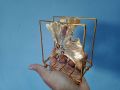 Creative Gold Metal Tissue Holder Storage Organizer Napkin Holder For Dinner Table.