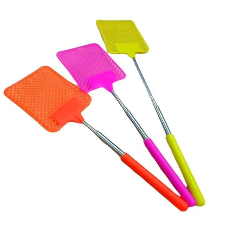 Telescopic%20Fly%20Swatter%20Stainless%20Steel%20Metal%20Steel%20Fly%20Mosquito%20Swatter%20with%20Plastic%20Square%20Head%20and%20Long%20Handle%20-%20Image%202