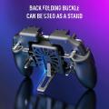Six Finger For PUBG mobile Phone Game Controller Gamepad Trigger Shooting Gaming Button Cooling Fan Joystick For IOS/Android, PC. 