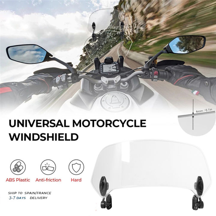 Universal%20Motorcycle%20Windshield%20Extension%20Adjustable%20Spoiler%20Clamp-On%20Windscreen%20Deflector%20Suitable%20For%20All%20Motorcycle%20Models%20-%20Image%207