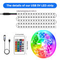 LED Strip Lights RGB ,5V 1M-30M,16 million colors, RGB , Led Strip Lighting Music Sync, Color Changing for Party Home. 