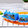 2023 New Children's Electric Cute Small Train Stall Toy Children's Puzzle Assembled Track Toy Car Set Toy For Children Gift. 