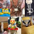 Universal Baby Safety Belt 3/5 Point Harness For Dining Chair Car Seat Feeding High Chair Sleeping Fixed Strap. 