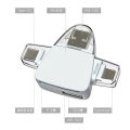 Mini Card Reader OTG Usb Flash Card Reader For Iphone Ipad Tablet Phone Lightning Type C Adapter. 