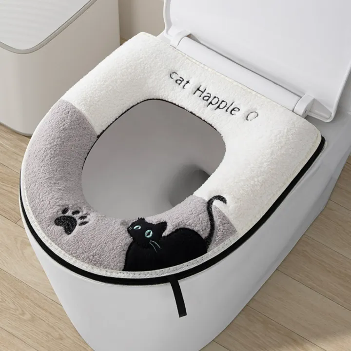 1pc%20Thickened%20U-Shaped%20Toilet%20Seat%20Cover%20Zipper%20Style%20Toilet%20Seat%20Pad%20Winter%20Waterproof%20Seat%20Pad%20Household%20Thick%20Toilet%20Pad%20-%20Image%204