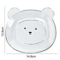 8 Pcs Lovely Cartoon Bear Style Plates Set Snacke Plates For Serving Platter Nuts Dish. 