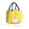 Kids Portable Insulated Thermal Picnic Food Cute Yellow Duck Lunch Bag Box Tote Food Fresh Cooler Bags Pouch for Children Bag. 