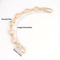Flower Bag Extender Chain Purse Bag Strap Extender Chain DIY Women Handbag Purse Making Replacement Accessories.