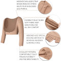 Upper Arm Shapers Compression Long Sleeves Women Arm Shapewear Humpback Posture Corrector Shoulder Breast Support Push Up Tops. 