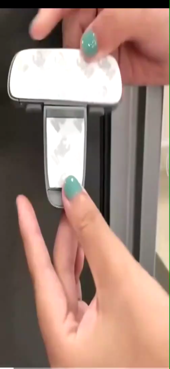 Home Cabinet Kids Child Lock Fridge Door Lock Baby Safety Freezer Lock Refrigerator Catch