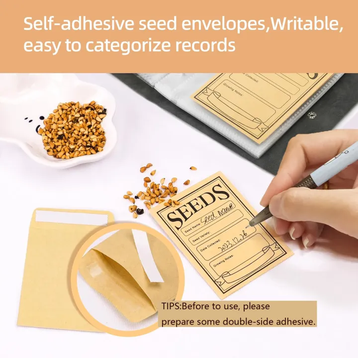 1%20Set%20Garden%20Seeds%20Storage%20Organizers,%20Seed%20Organizer%20Binder%20with%2050pcs%20Self-Sealing%20Seed%20Envelopes,Seed%20Packet%20Organizer,%20Seed%20-%20Image%206