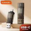 Toocki USB 2.0 Card Reader 2 in 1 USB C to SD TF Thunderbolt for Laptop PC Mobile Phone Accessories TF Cardreader SD OTG Adapter. 