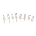 Premium 50-Pack 2.8mm Insert-Plug PCB Welding Sheet - Single-Leg Solder Lug - 0.8mm Thickness - Spring Terminal. 