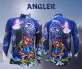 Fashion outdoor sport fishing shirt JK Thailand angler pattern UV protection 80-90% colors quick dry unisex fishing shirt. 