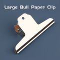 1pc/3pcs/5pcs Large Bull Paper Clips 14.5cm/5.7in,School Supplies for Bulletin Board,Artworks,Food Bag,Photos,Metal Chip. 
