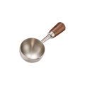 Stainless Steel Walnut Coffee Bean Measuring Spoons Household Tools High Profile Level Long Handle Coffee Powder Measuring Spoon. 