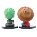 7.5cm Anime ONE PIECE Monkey D Action Figure Luffy Roronoa Zoro Cartoon PVC Model Desktop Ornaments Childrens Toys Holiday Gifts. 