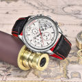 PAGANI DESIGN New Fashion Quartz Watch Waterproof Sports Retro Leather  Multi functional Timing Code Watches for Man. 