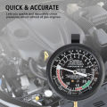 Automotive Manometer Vacuum Pressure Tester Motorcycle Car Cylinder Fuel Exhaust System Oxygen Sensor Test Gauge 4pcs Adapter. 