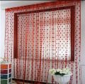 Red Heart Wire Strings blinds curtains. 
