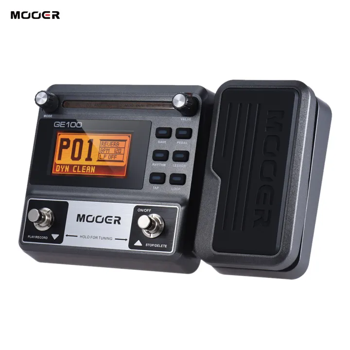 MOOER%20GE100%20Guitar%20Multi-effects%20Processor%20Effect%20Pedal%20with%20Loop%20Recording(180%20Seconds)%20Tuning%20Tap%20Tempo%20Rhythm%20Setting%20Scale%20&%20-%20Image%202