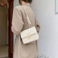 Premium Quality Diamond Lattice Chain Pearl Women's Shoulder Bag - Bag.