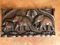 Wooden Elephant Carving. 