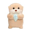 10cm Kawaii Otter Plush Toys Soft Sea Otter Stuffed Animals Plushies Cute Hanging Pendant Props for School Bag Key Wallet . 