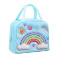 Children's Lunch Box Bag 3D Cartoon Food Storage Bag for Kid Thickened Aluminum Foil Fresh Ice Bag For Lunch Fruit StorageBox.