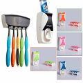 Automatic Toothpaste Dispenser Set with Wall-Mounted Toothbrush Holder – Hands-Free, Hygienic, Random Colors. 