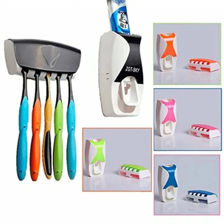 Automatic%20Toothpaste%20Dispenser%20Set%20with%20Wall-Mounted%20Toothbrush%20Holder%20%E2%80%93%20Hands-Free,%20Hygienic,%20Random%20Colors%20-%20Image%203