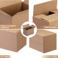 Mailing Shipping Boxes, 7.6x3.94x5.1inches, Brown Corrugated Cardboard Mailer Box With Lids, Single Wall, 32Lb/sq inch,. 