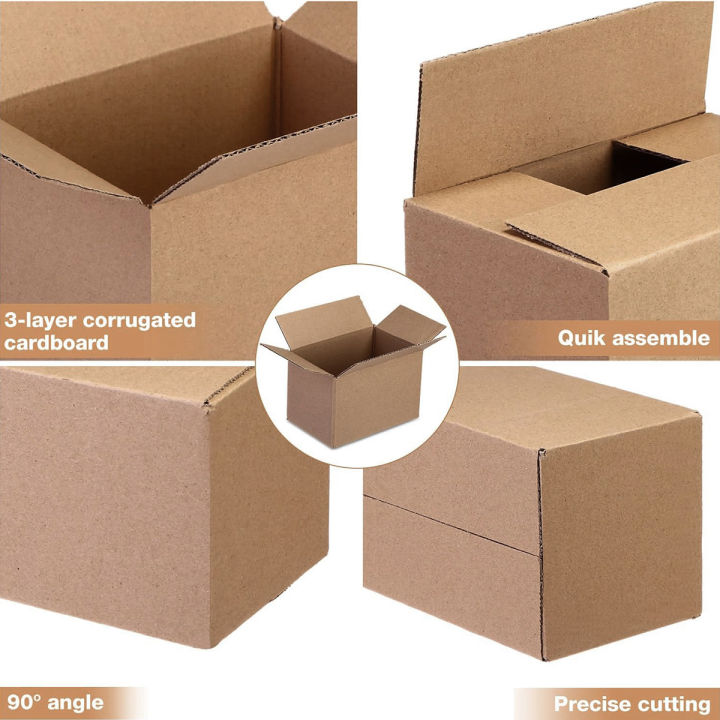 Mailing%20Shipping%20Boxes,%207.6x3.94x5.1inches,%20Brown%20Corrugated%20Cardboard%20Mailer%20Box%20With%20Lids,%20Single%20Wall,%2032Lb/sq%20inch,%20-%20Image%204